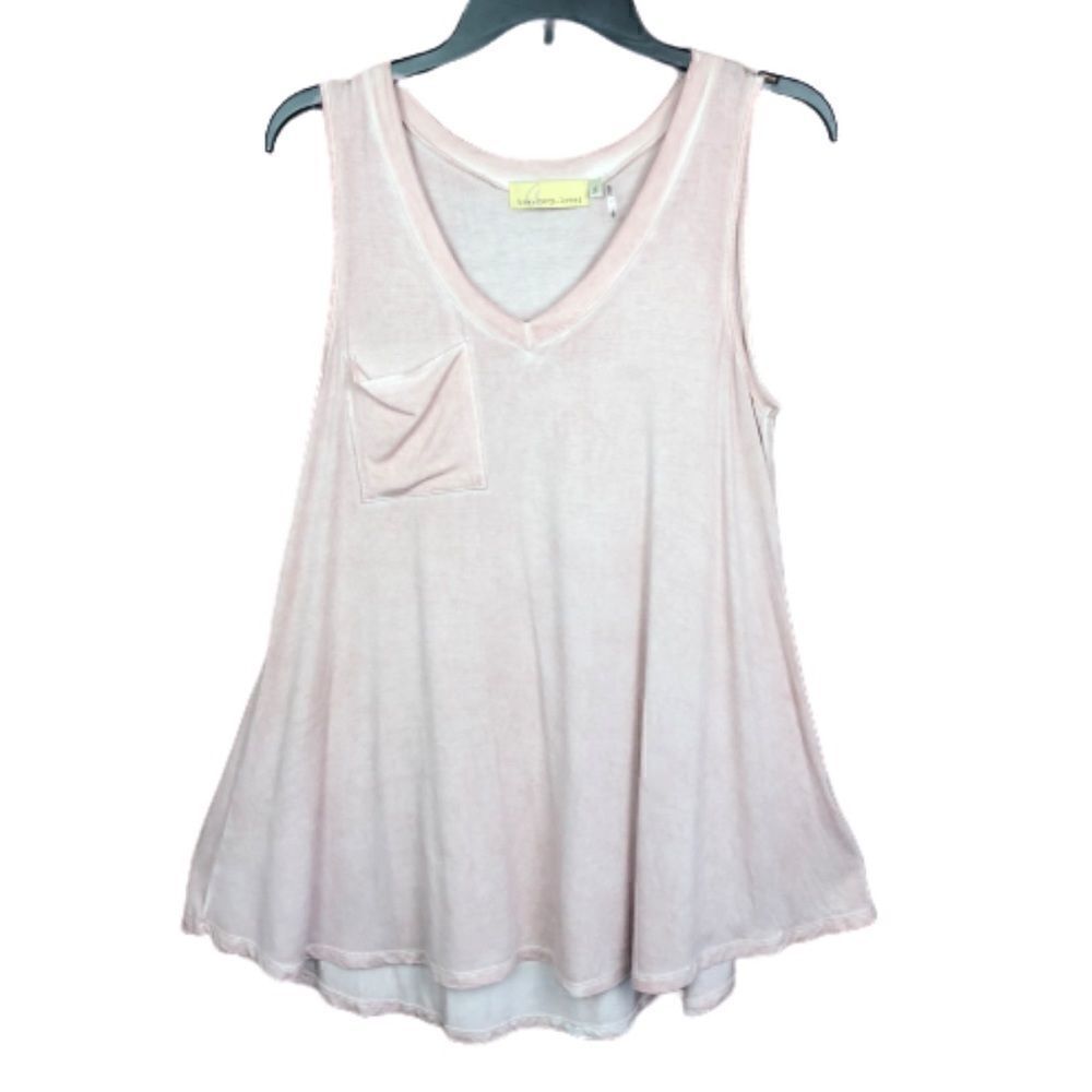 how very loved Top Tunic Pink Flare Hem Small
